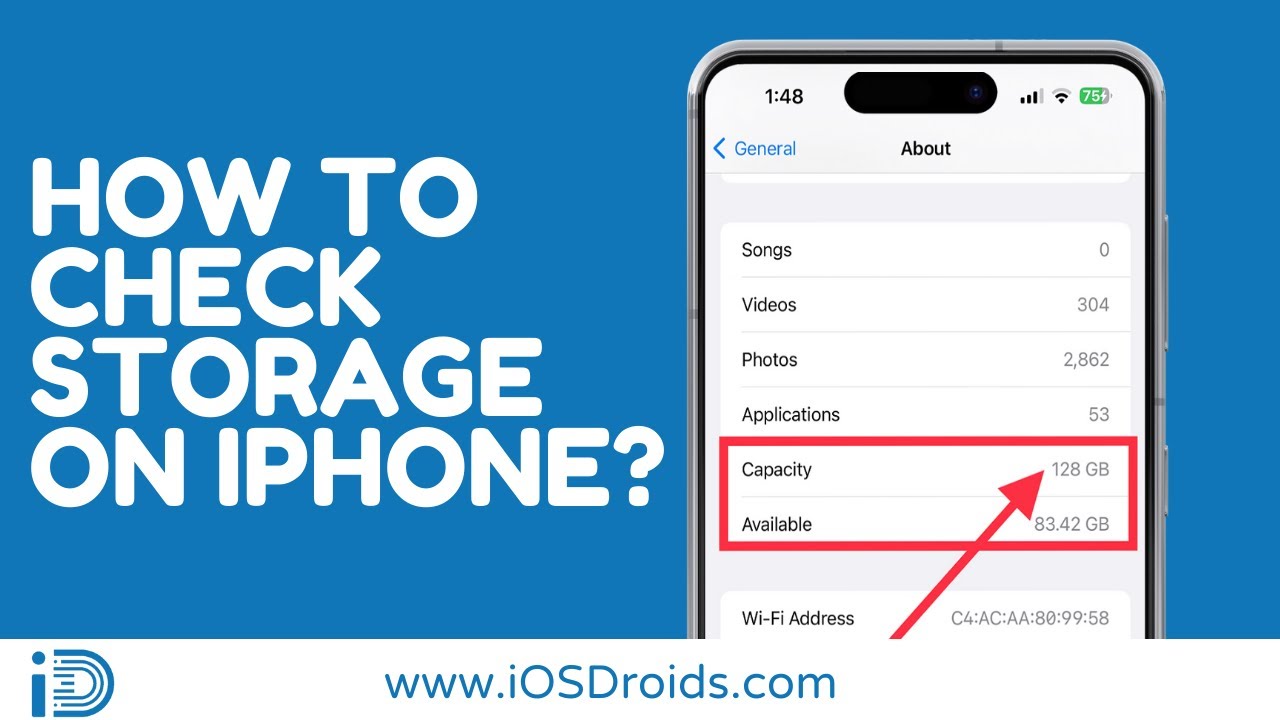 how-to-check-storage-on-iphone-iphone-14-pro-max-youtube