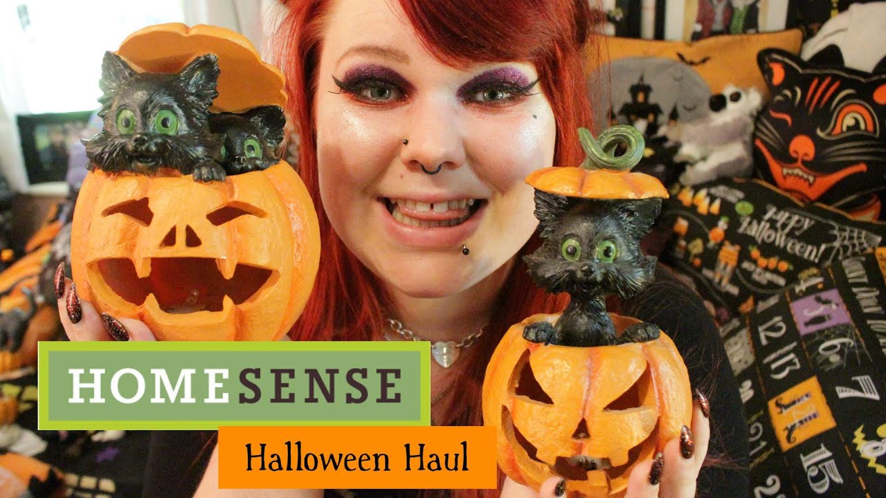 Homesense Halloween Haul 4 Cats and Cracks YouTube