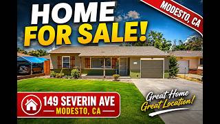 🏡 Home for Sale in Modesto, CA | 149 Severin Ave | Affordable Modesto Home Tour