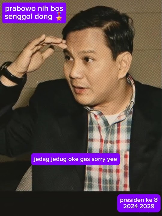 Presiden nih bos senggol dong π sorry ye π€ oke gas JJ π #prabowo #2024 #indonesia #fyp #news #berita