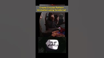 Create Circular Pattern Animation in Javascript| html5 canvas #shorts #javascript #developer #coding