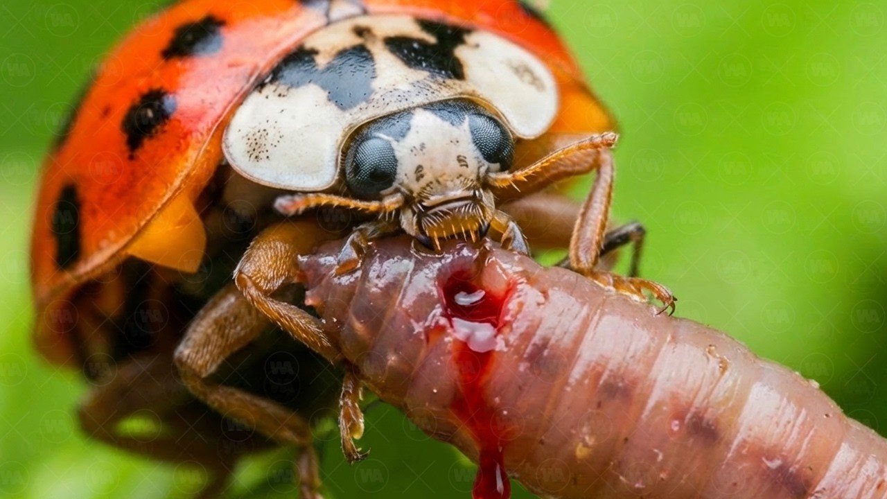 Wie haben Marienkäfer gelernt zu töten?