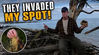 Fishing With Discarded Gear on a Primitive Hand Reel