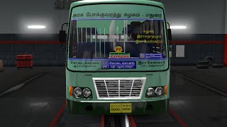 ✴️TNSTC Kodaikanal Rameshwaram PP EXP BPR Bus Skin for ETS2 1.31Drive in Map [PCR GAMEPLAY]Links⤵️ screenshot 2