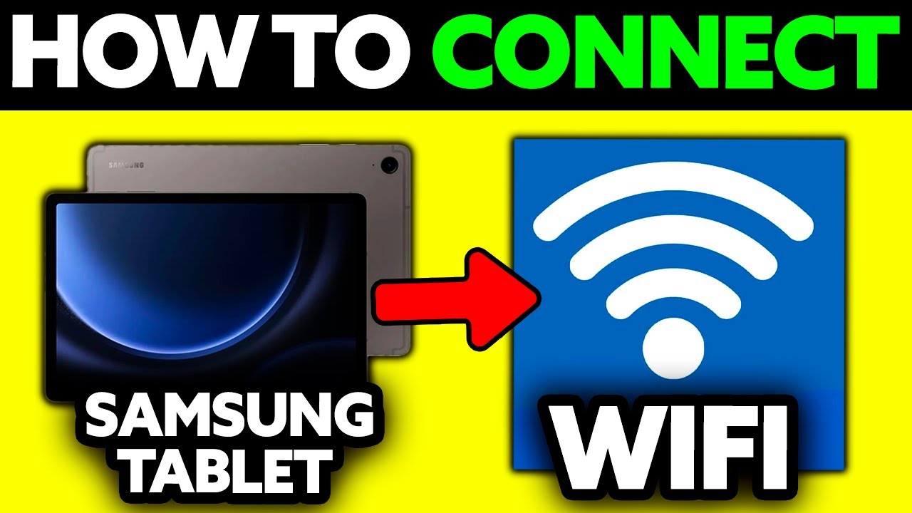 How To Connect Samsung Tablet to Wi-Fi (2025) - Step by Step - YouTube