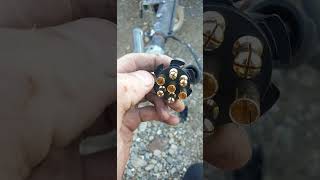 7-pin plug for platform trailer (wiring diagram, pin out) 7-pin plug for platform trailer (wiring diagram, pin out)