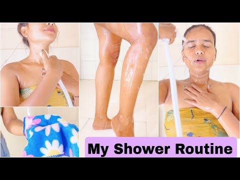 My Shower Routine for healthy skin❤ | Manisha kushwah| #shorts #ytshorts #skincare #bodycare #shower