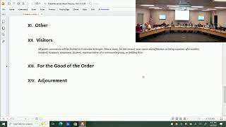 SWSD Committee of the Whole Meeting - Monday, September 8, 2025 at 6:30 PM