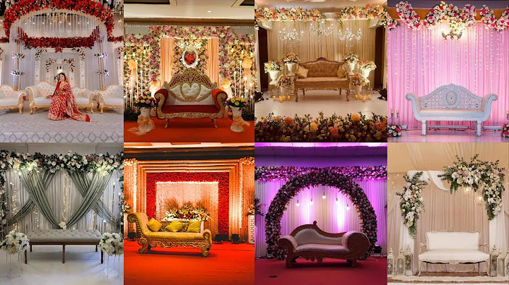 New Stage decoration design ideas | wedding stage decoration 2025 | Indian Wedding Stage decoration