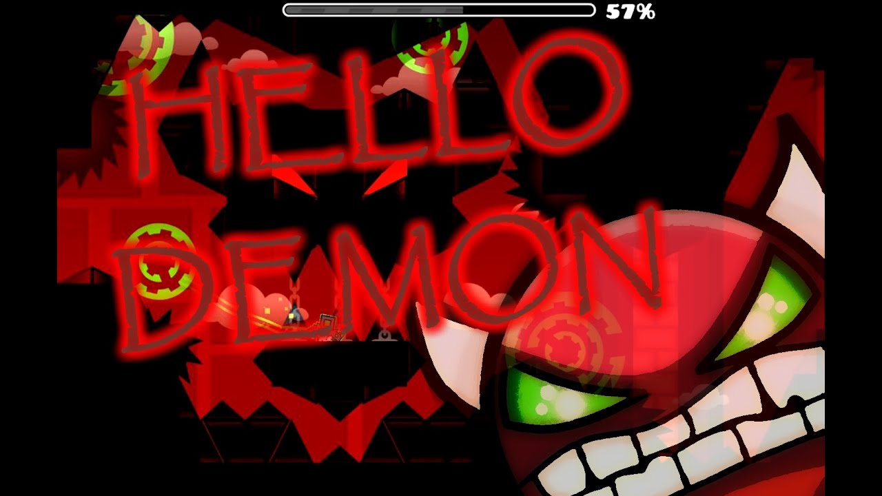 Geometry dash - Hello Demon [DEMON] - YouTube