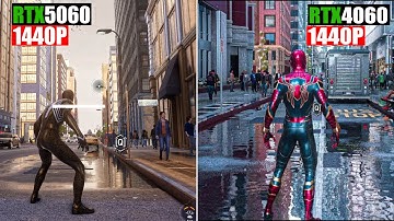 RTX 5060 vs RTX 4060: Spider-Man 2 Laptop Performance Test 1440P