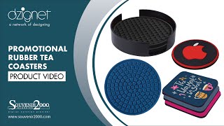 Promotional Rubber Tea Coasters