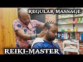 Reiki Master regular Head massage with Neck Cracking ! INDIANBARBER ! ASMR