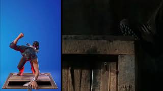 Fortnite Trap Door Emote vs Evil Dead II Scene: Who Did It Best?