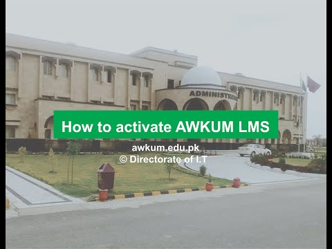 How to activate awkum lms account | AWKUM LMS