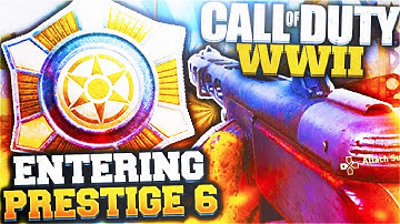 Call Of Duty WW2 Prestige 6! ENTERING SIXTH PRESTIGE 6 in COD WWII! Combat Record + Prestige Helmet
