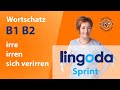 irre / irren / sich verirren | Wortschatz B1 B2 C1 | feat. Lingoda Sprint