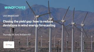 Webinar - Closing the yield gap: how to reduce deviations in wind energy forecasting