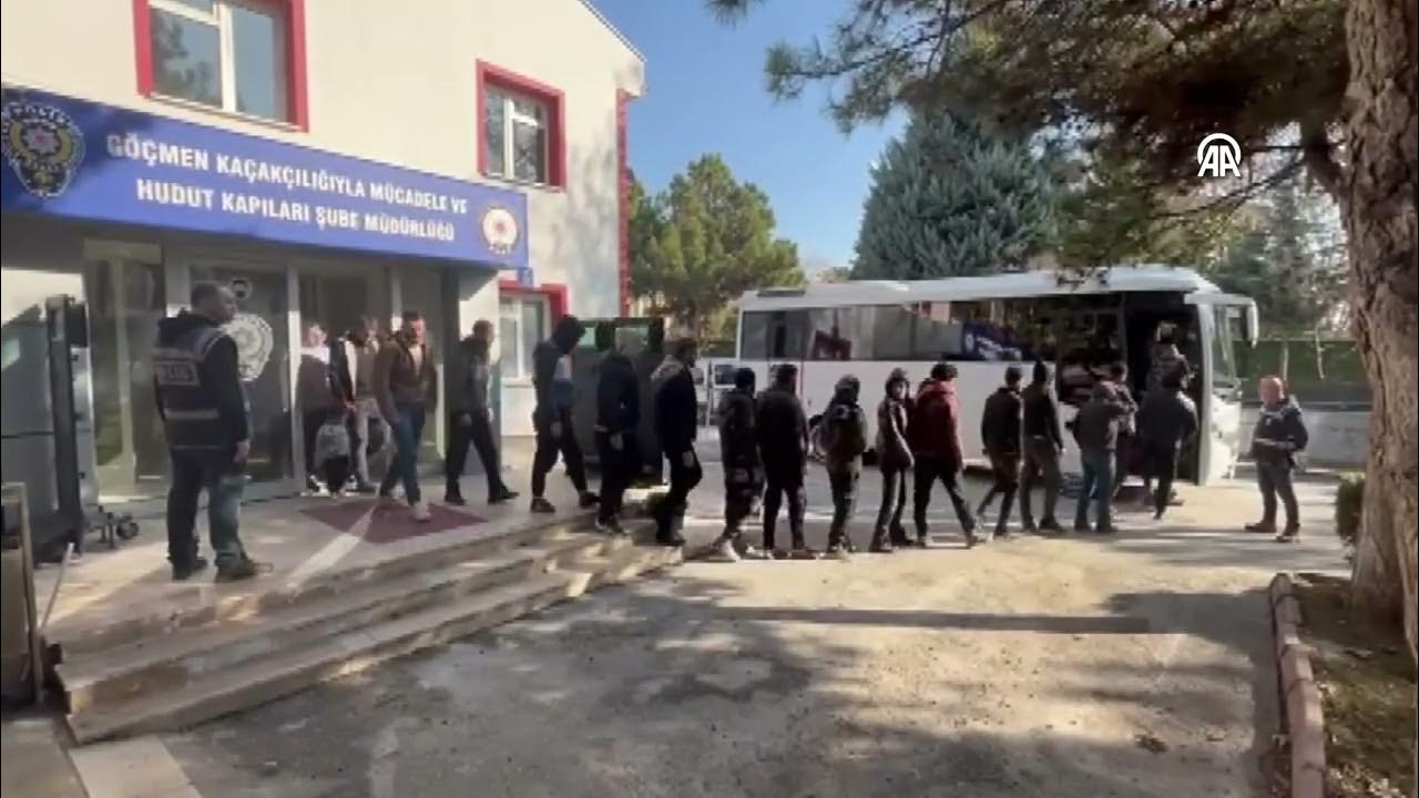 Konya'da 35 düzensiz göçmen yakalandı
