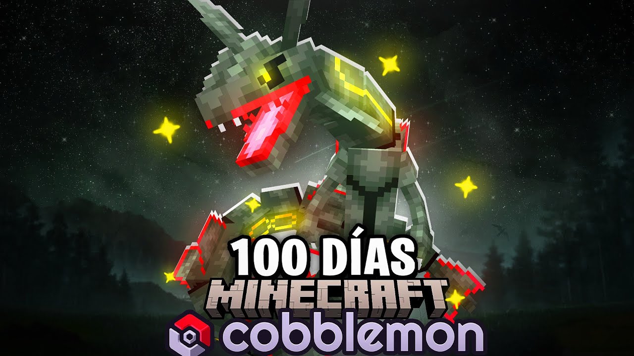 Sobreviví 100 DÍAS en la NUEVA ACTUALIZACIÓN de POKÉMON en Minecraft (Cobblemon)