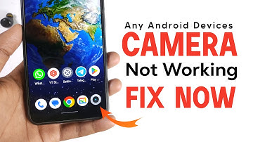 Mobile Camera Not Working Problem Solution | Camera Black Screen Problem | Solution