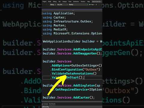 How To Validate ASP.NET Core Settings Before It Becomes a Problem #shorts