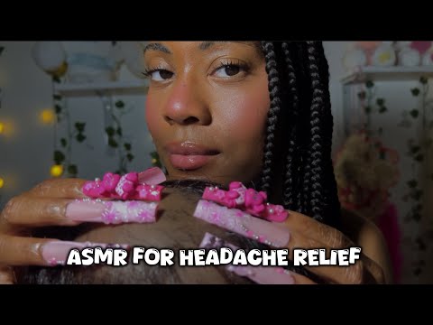 ASMR For Headache Relief 😮‍💨 | Scalp Scratching For Sleep 💤 