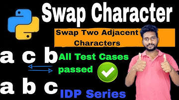 Python IDP Exam Swap Character Questions & Answers | How to Pass #idp test | Pyton tutorials #coding