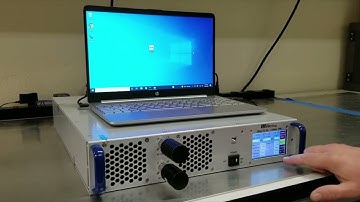 Connecting & Using Remote Control Software to Solid State RF Amplifiers SS Series from The EMC Shop