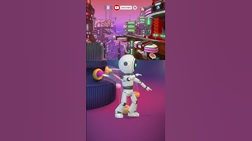 Futuristic city with dancing robot #shorts #robot #futuristiccity #hiphop #dancemoves