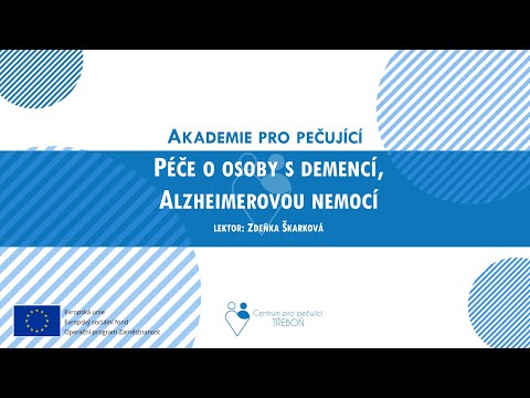 Video: Stav Péče O Alzheimerovu Chorobu A Související Demenci