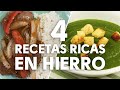 4 recetas ricas en hierro para combatir la anemia (recetas caseras) | BUENAZO!