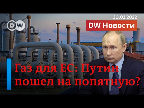 🔴Российский газ для ЕС: Путин пошел на попятную? И почему ФРГ готовится к ЧП? ПРЯМОЙ ЭФИР DW Новости