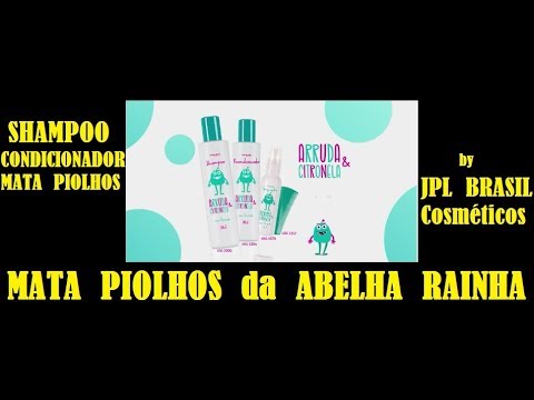 SHAMPOO MATA PIOLHOS ABELHA RAINHA by JPL BRASIL
