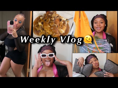 Weekly Vlog|Unboxing Amazon,Fashion Nova|Cooking|CarReveal+CarDecor|Shopping🫠