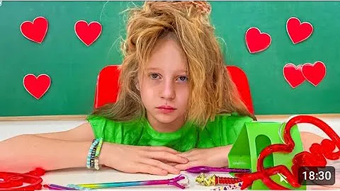 Nastya help people's on Valentine's Day