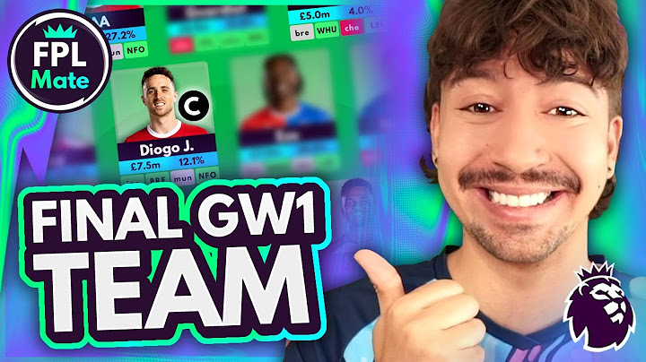 MY FINAL FPL GAMEWEEK 1 TEAM! 🔒 | My Gameweek 1 Draft Selection for Fantasy Premier League 2024/25