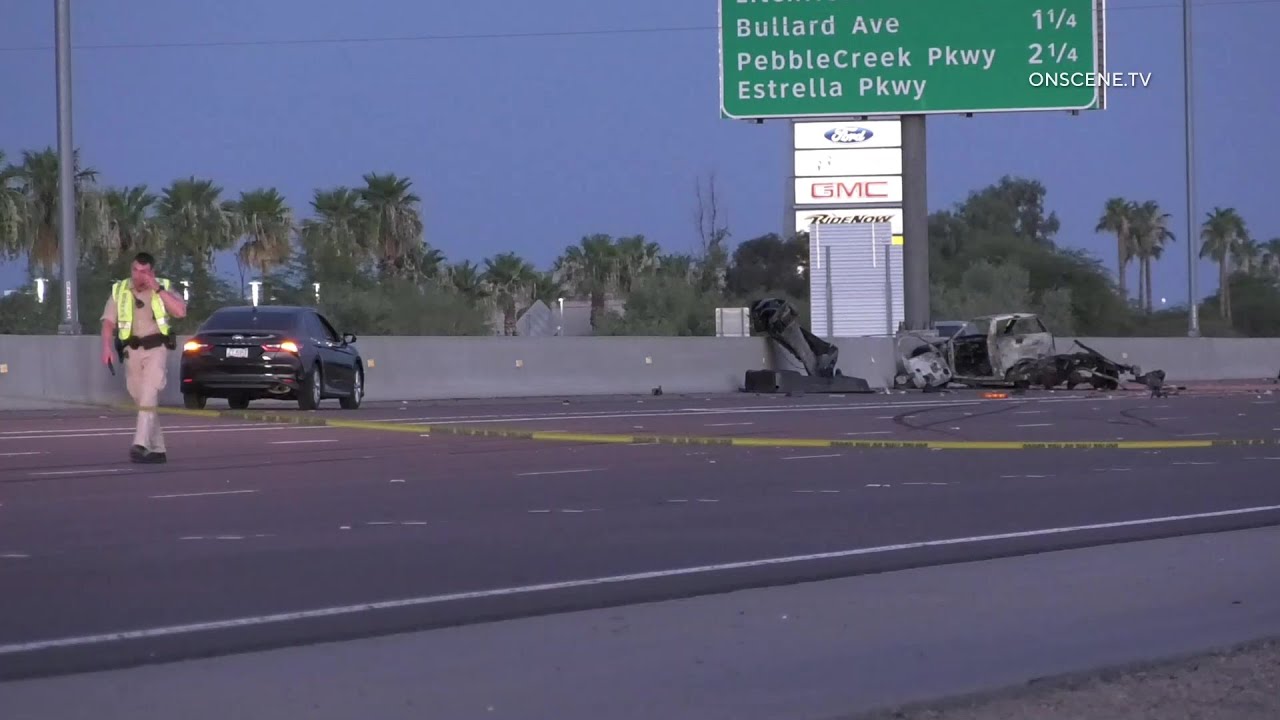 Fiery Hit & Run Crash Leaves Man Critically Injured | Avondale - YouTube