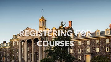 Course Registration How-to - 4. Registering for courses