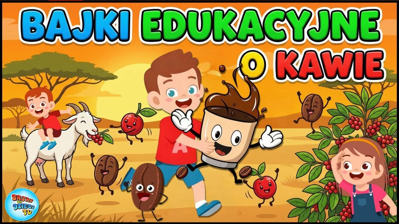 ☕ BAJKI EDUKACYJNE dla Dzieci PO POLSKU – KAROLEK i Bajka o Kawie | Kompilacja 🐐✨