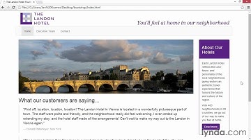 Bootstrap 3: Добавь интерактивности на сайт | Введение | Lynda.com | newskills.ru