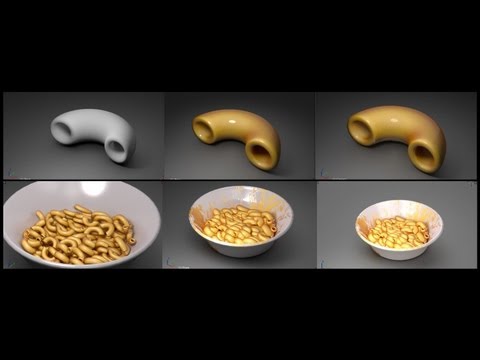 Blender 3d: A Mac And Cheese Study #1