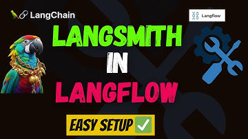 LangSmith In LangFLOW | Drag & Drop UI For Customizable LLM Flow