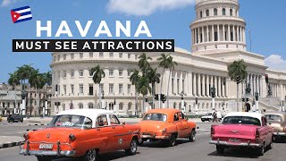 ONE DAY IN HAVANA CUBA - The Best Things to See and Do - 4K