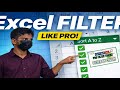 Excel Filter Explained | Filter Data Like a Pro (Hindi)Excel Filter Secrets 10x Faster Data Handling