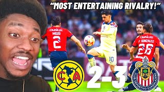 American Reacts To Club America 2-3 Chivas (5-3 agg) CONCACAF Champions Cup 2nd Leg! 🔥
