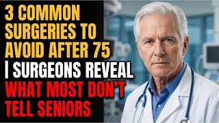3 Common Surgeries to Avoid After 75 | Surgeons Reveal What Most Don't Tell Seniors
