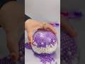 ASMR 💜💜 Beads Satisfying Reverse Video. #shorts #viral #asmr #satisfying