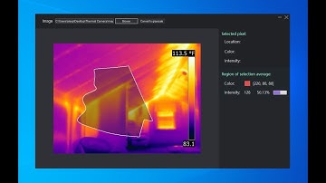 C# Application - Average RGB Color & Intensity of drawn region