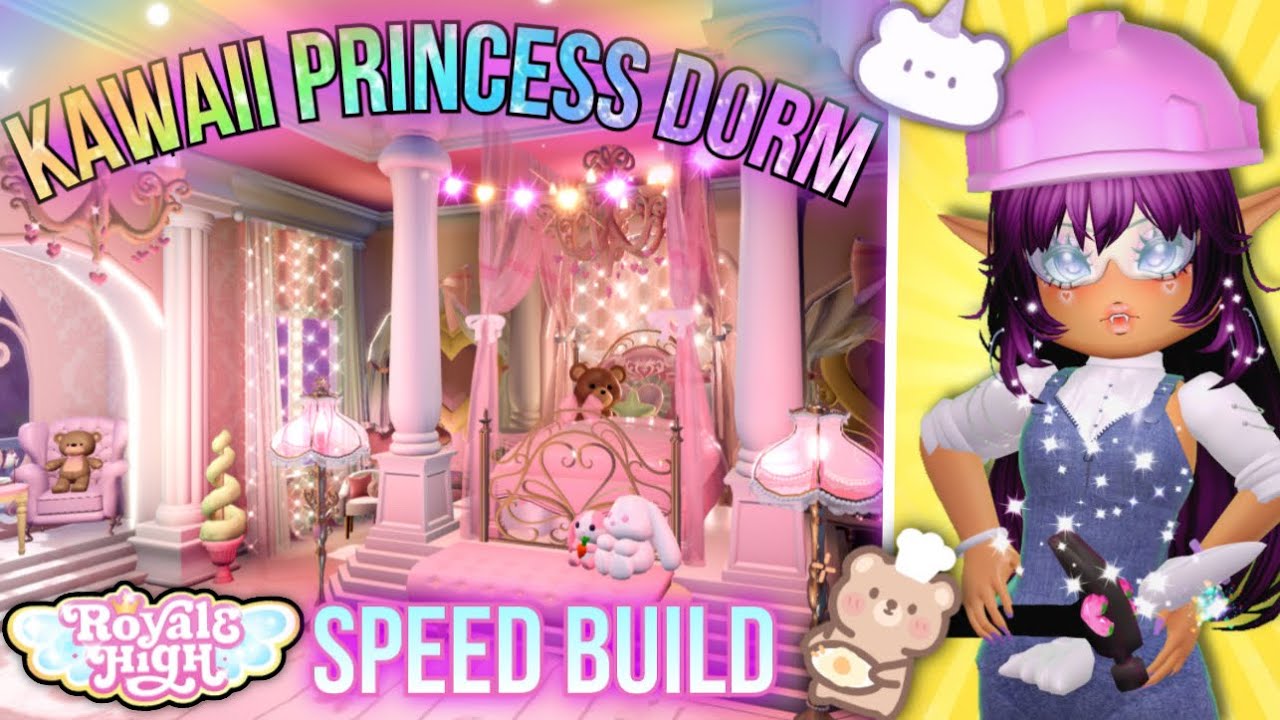 Kawaii Princess Dorm! 🎀🐰 *SPEED BUILD*